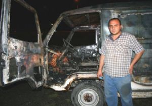 Dadaşkent'te kamyonet yangını